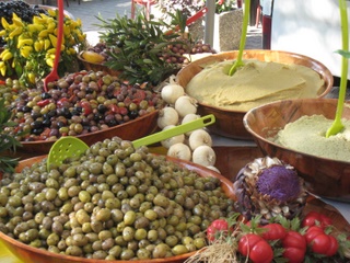 Market of dreams with beautiful fresh produce.