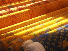 The colors of Provence in a market stall