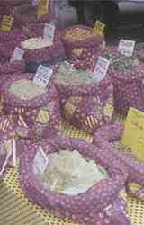 The flavours of Provence on display - herbs, spices and all manner of produce